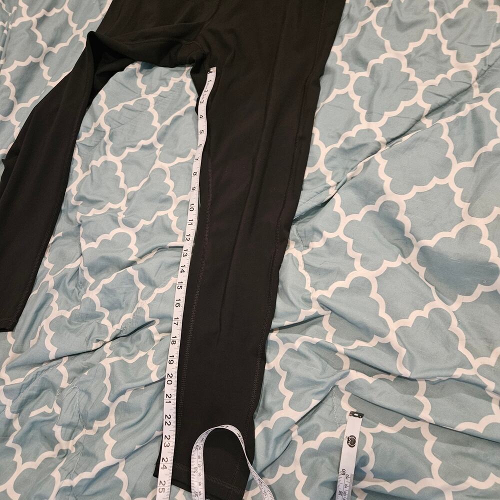 Tek Gear Ultrastretch Black High Rise Athletic Leggings XXL Side Pocket - Picture 7 of 8